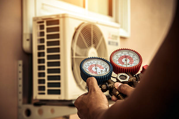 Professional Hvac technician working in Ogden, NC